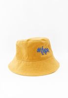 Bayan Sarı Sloganlı Bucket Şapka