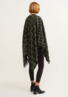 Bayan Yeşil Kareli Panço