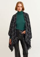 Bayan Gri Kareli Panço