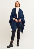 Bayan Lacivert Kareli Panço