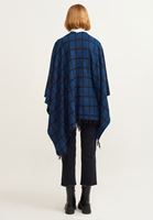 Bayan Lacivert Kareli Panço