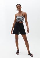 Flare Paça Pantolon ve Crop Kombini