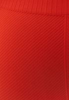 Bayan Turuncu Jakarlı Dikişsiz Biker Tayt