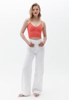 Women Pink Seamless Crop Top