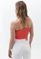 Women Pink Seamless Crop Top