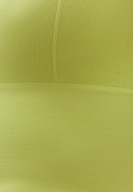 Dikişsiz Crop Top ve Wide-Leg Pantolon Kombini