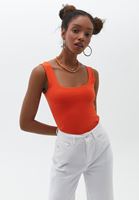 Pamuklu Atlet ve Wide-Leg Pantolon Kombini