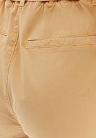 Women Beige Ultra High Rise Buckle Detailed Short