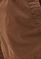 Bayan Kahverengi Beli Lastikli Kargo Jogger Pantolon