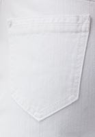 Bayan Beyaz Ultra Yüksek Bel Straight-Fit Pantolon