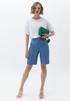 Bayan Beyaz Pamuklu Oversize Tişört