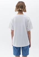 Bayan Beyaz Pamuklu Oversize Tişört