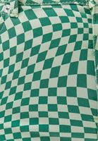 Straight-Fit Pantolon ve Crop Bluz Kombini