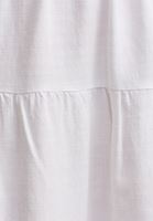 Women White Midi Dress with Thin Strips