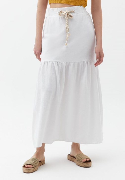 Uzun Etek ve Triko Atlet Kombini