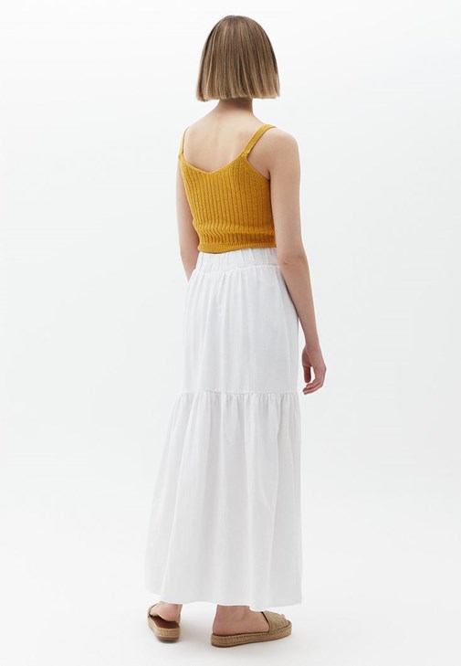 Uzun Etek ve Triko Atlet Kombini