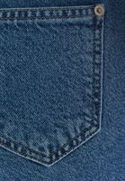 Bayan Mavi Pamuklu Wide-Leg Denim Pantolon