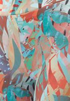 Bayan Çok Renkli Yüksek Bel Desenli Tayt