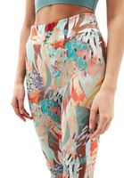 Bayan Çok Renkli Yüksek Bel Desenli Tayt