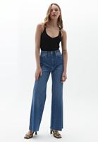 Bayan Siyah Toka Detaylı Crop Atlet