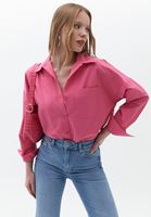 Flare Pantolon ve Poplin Gömlek Kombini