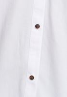 Bayan Beyaz Loose-Fit Poplin Gömlek