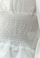 Bayan Krem Kare Yaka Bluz