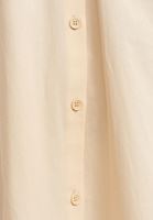 Bayan Bej Pamuklu Gömlek Elbise