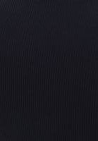 Bayan Siyah Bağlama Detaylı Crop Bluz