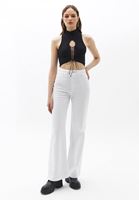Bağcıklı Crop Atlet ve ve Pantolon Kombini