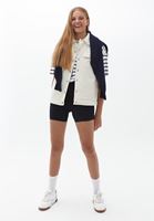 Bayan Bej Cep Detaylı Yelek