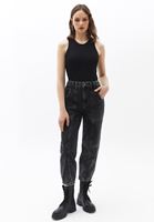 Bayan Siyah Sıfır Yaka Triko Atlet