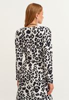 Bayan Çok Renkli Toka Detaylı Desenli Bluz