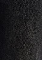 Bayan Siyah Yüksek Bel Baggy-Fit Pantolon