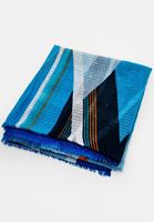 Bayan Çok Renkli Desenli İnce Şal