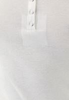 Bayan Krem Çıtçıtlı Kare Yaka Tişört