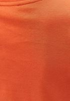 Women Red Cotton Crew Neck Tshirt