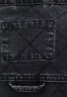 Women Black Cotton Denim Jacket