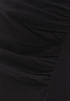 Bayan Siyah Yırtmaçlı Midi Boy Etek ( TENCEL™ )