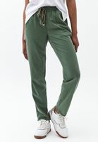 Bayan Yeşil Beli Lastikli Carrot-Fit Pantolon ( TENCEL™ )