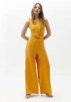 Bayan Sarı Sırt Dekolteli Tulum ( TENCEL™ )