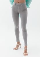 Bayan Gri Toparlayıcı Etkili Skinny Pantolon ( TENCEL™ )