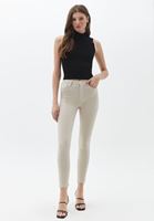 Bayan Bej Toparlayıcı Etkili Skinny Pantolon ( TENCEL™ )