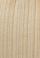 Bayan Bej Zincir Detaylı Triko Hırka