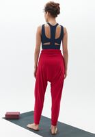 Bayan Pembe Yüksek Bel Harem Jogger Pantolon