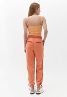Women Brick High Rise Baggy Fit Pants