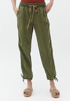 Women Green High Rise Baggy Fit Pants
