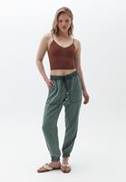 Bayan Yeşil Yumuşak Dokulu Jogger Pantolon ( TENCEL™ )