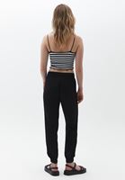 Bayan Siyah Yumuşak Dokulu Jogger Pantolon ( TENCEL™ )