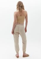 Bayan Bej Yumuşak Dokulu Jogger Pantolon ( TENCEL™ )